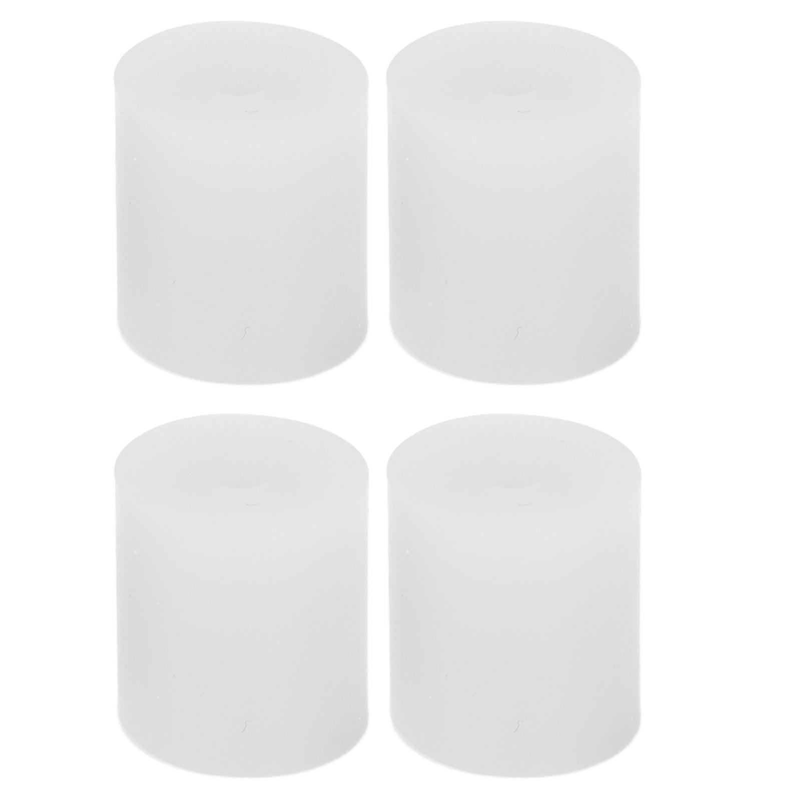4pcs Heat Bed Mounts Column 16mm/0.6in Reducing Vibration Practical Printer Accessories for Ender 5 PlusWhite