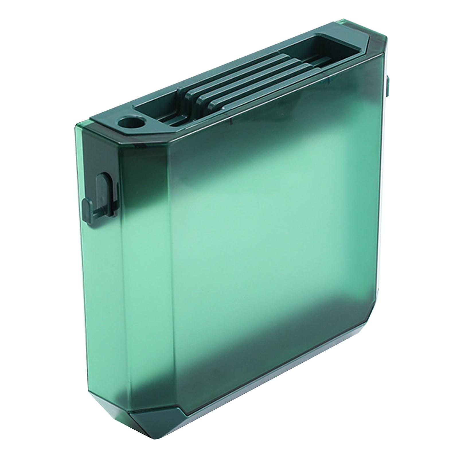 Wall Mounted Knife Holder Ultrathin Plastic Installation Box Storage Rack for Kitchen