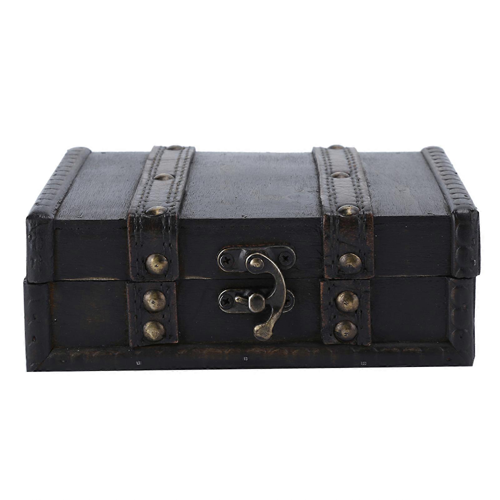 Vintage Jewelry Box - Gray Storage Organizer for Rings, Earrings, and Necklaces