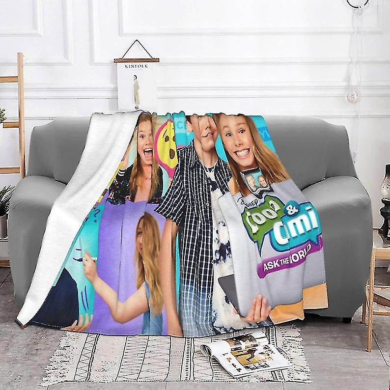Two Layers Blanket Coop And Cami Ask The World Custom Name Printed Bedspread Sofa Covers Travel Camping Blanket Christmas Gift