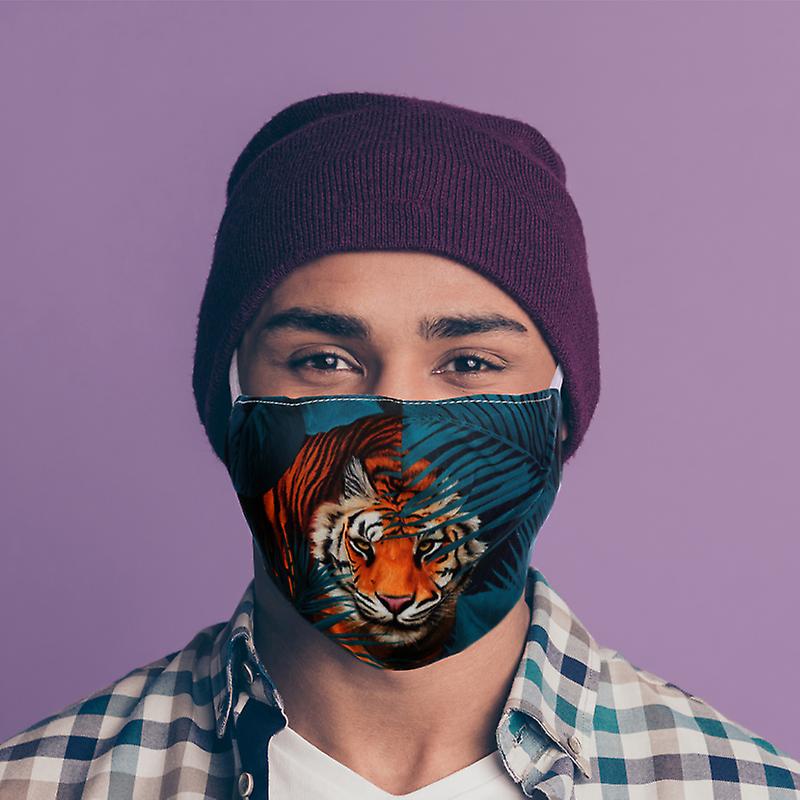 Spot and Stripes Big Cat Reusable Face Covering - Grand X 1 Pack
