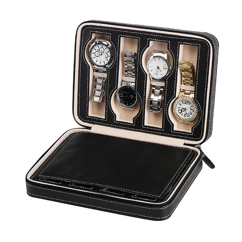 8-digit Watch Storage Box 08 Watch Position Black