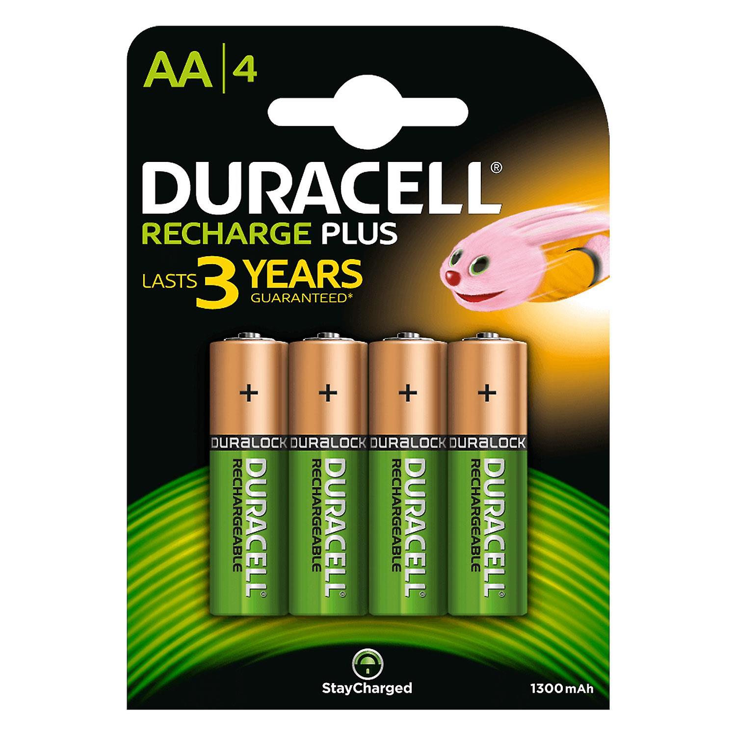Duracell HR6-B AA 1300mAh Rechargeable 4 Pack