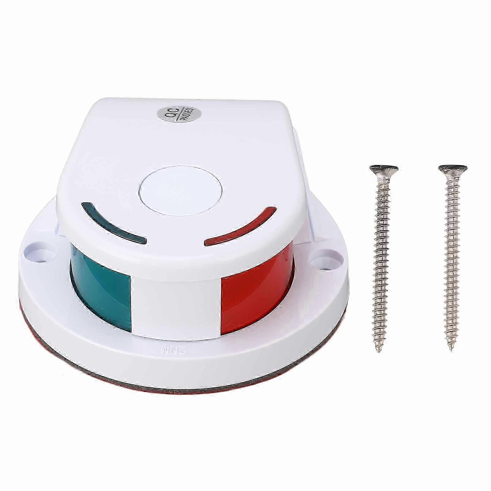 Feu de proue de bateau 12 V, robuste, élégant, bicolore, haute luminosité, étanche IP67, feux de signalisation pour yachts et navires, blanc