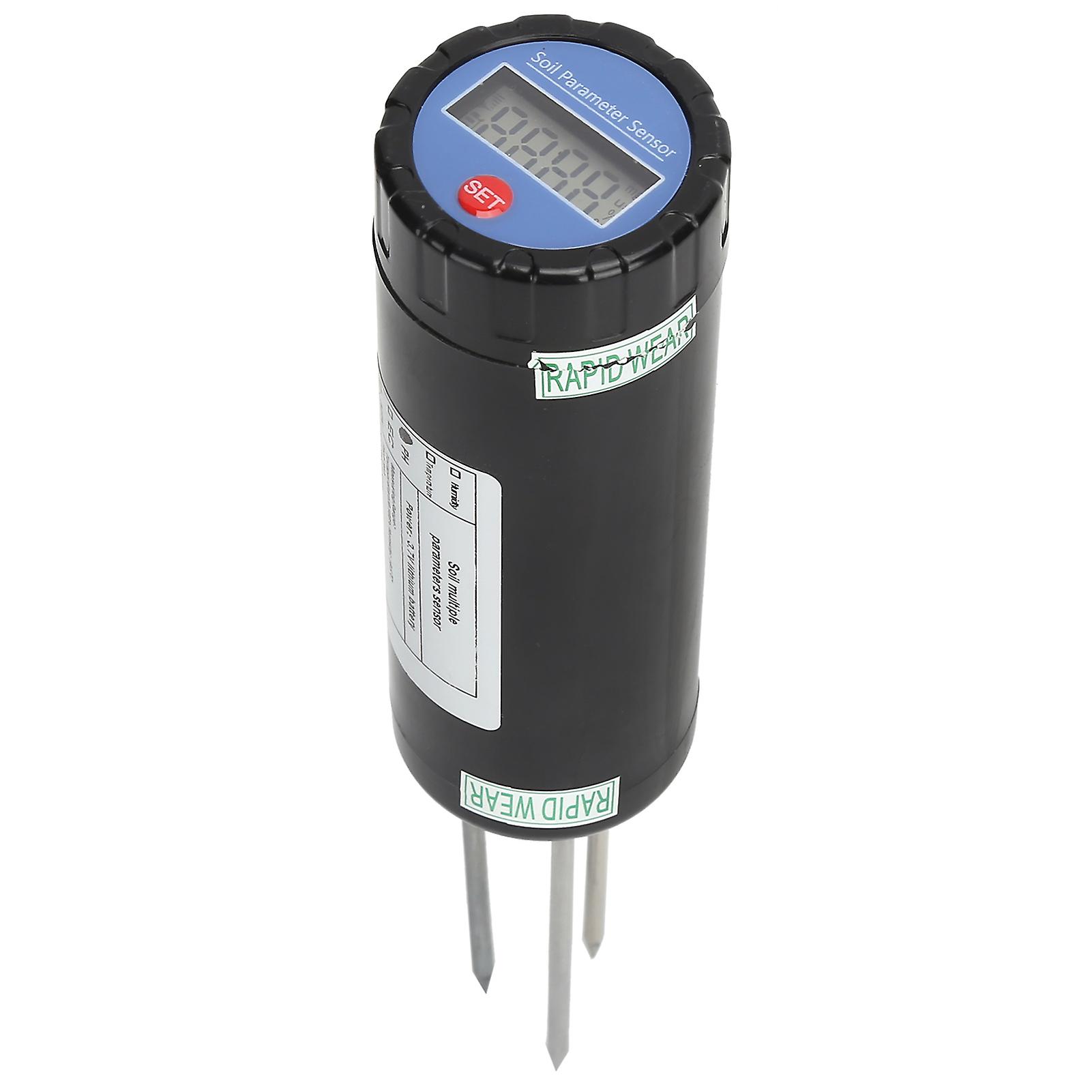 3‑Probe Soil PH Speed Measuring Tester with Digital Display Sensor Meter for Garden Farm Lawn