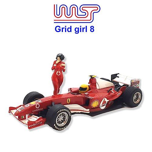 Grid Girl Pit Girls Track Side Scenery Pit Lane Unpainted Figure GG8 Wasp