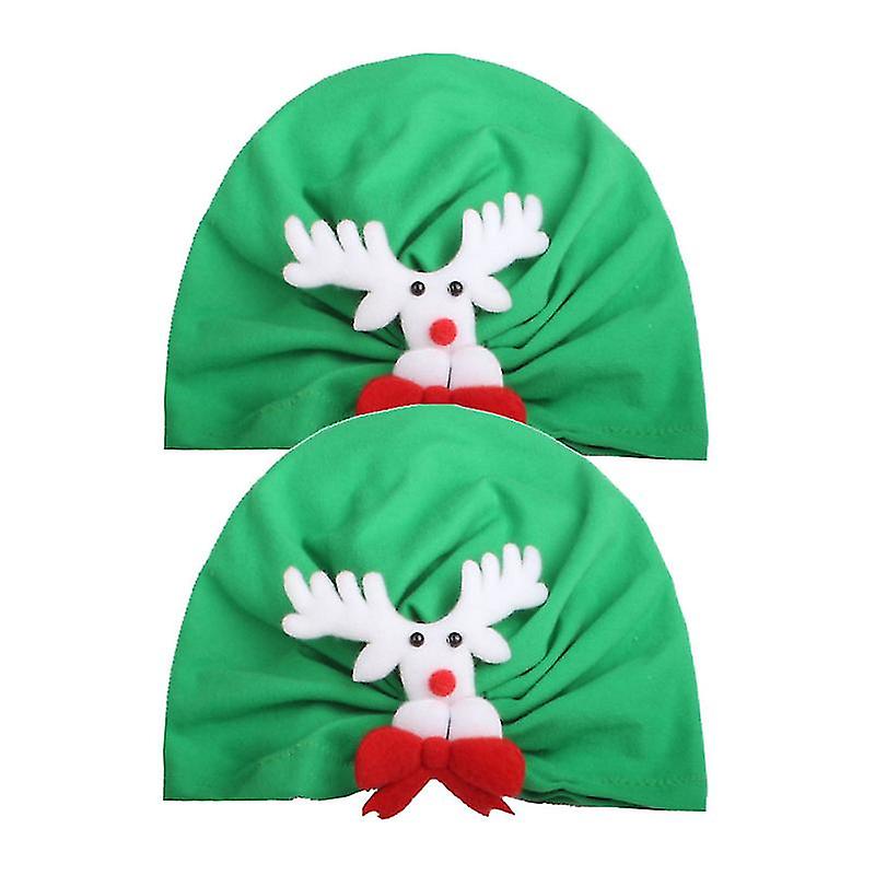 2pcs Christmas Baby Hat