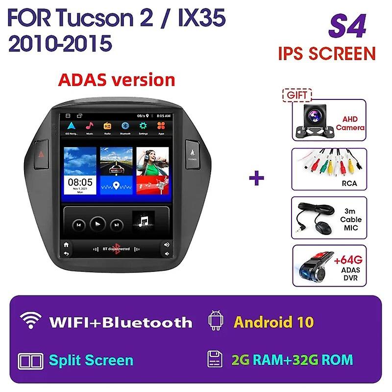 2din Android Car Stereo Radio Multimedia Video Player For Hyundai Tucson 2 Lm Ix35 2009-2015 Gps Navigation Carplay 2 Din