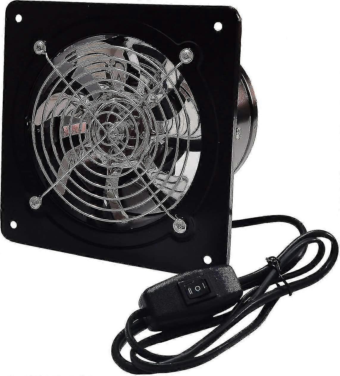 Spark Niki 150mm Duct Exhaust Fan 600m/h Aerator Metal Wall Mounted Air Extractor Tangrui