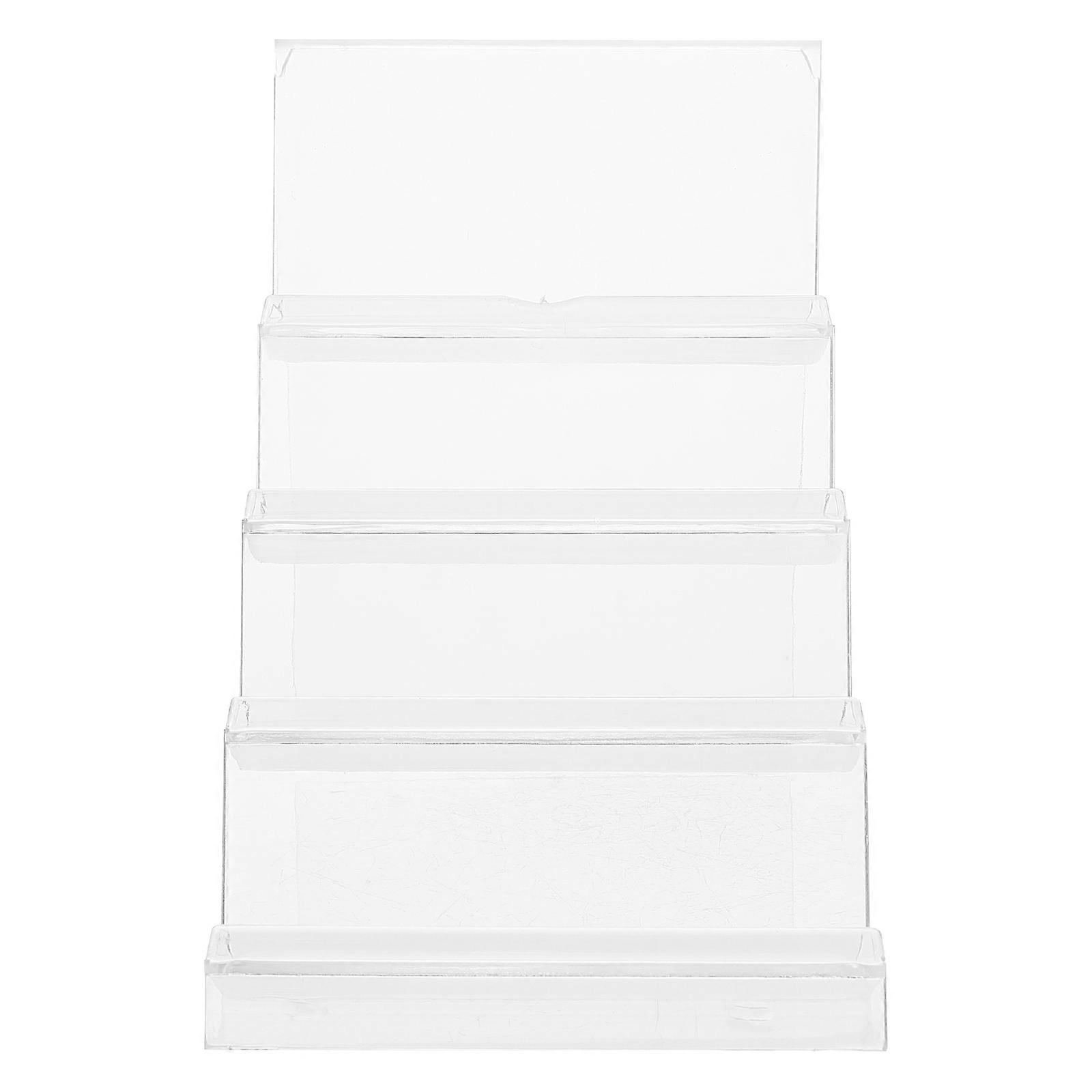 Multifunctional 4-layer Storage Display Rack Wallet Displaying Bracket for Shop Use