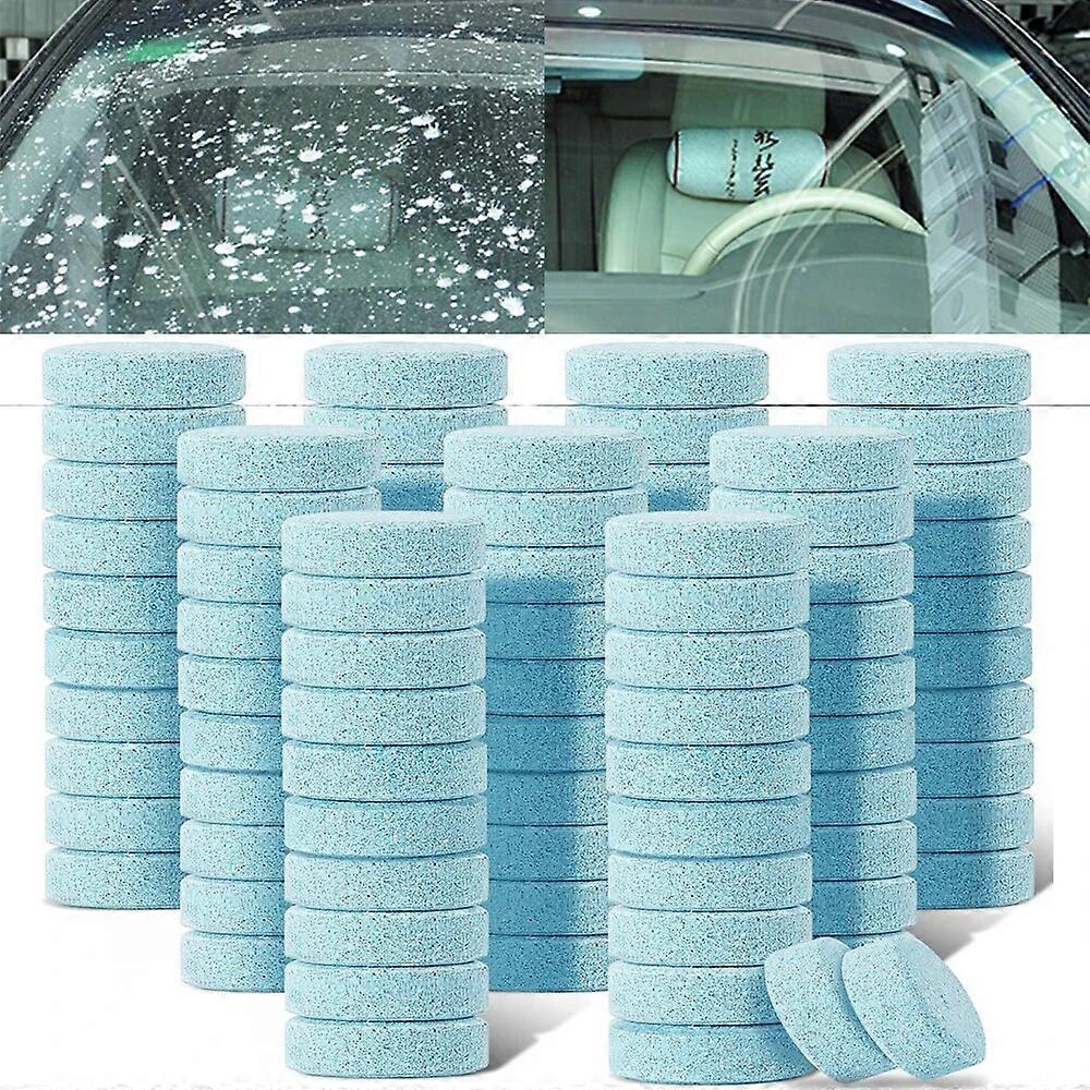 Pare-brise Verre Concentré Lave-Glace Comprimés Solide Voiture Effervescent Comprimés Verre Solide Essuie-glace Nettoyant Comprimés Fo