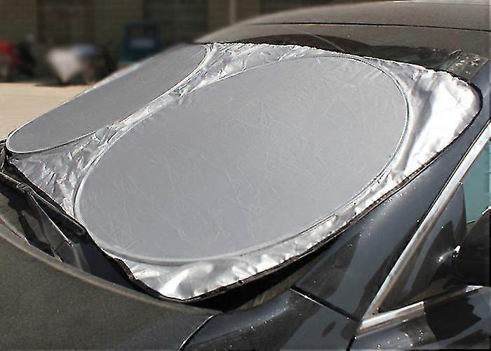 Exquisite 147cmx69cm Chic Auto Car Front Rear Window Foldable Jumbo Visor Sun Shade Windshield Cover