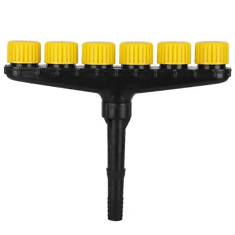Multipurpose Garden Sprinkler With 6 Atomizer Nozzle Adjustable Output