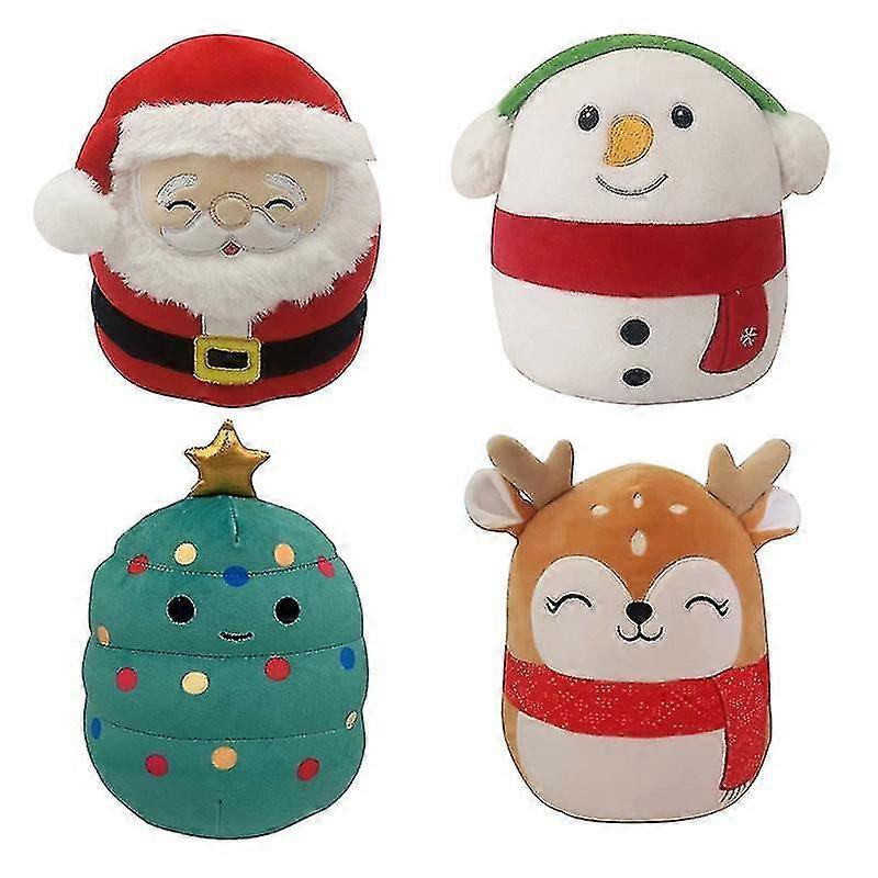 Christmas Plush Toy Santa Claus Christmas Tree Snowman Elk Throw Pillow Cushion Xmas Gifts