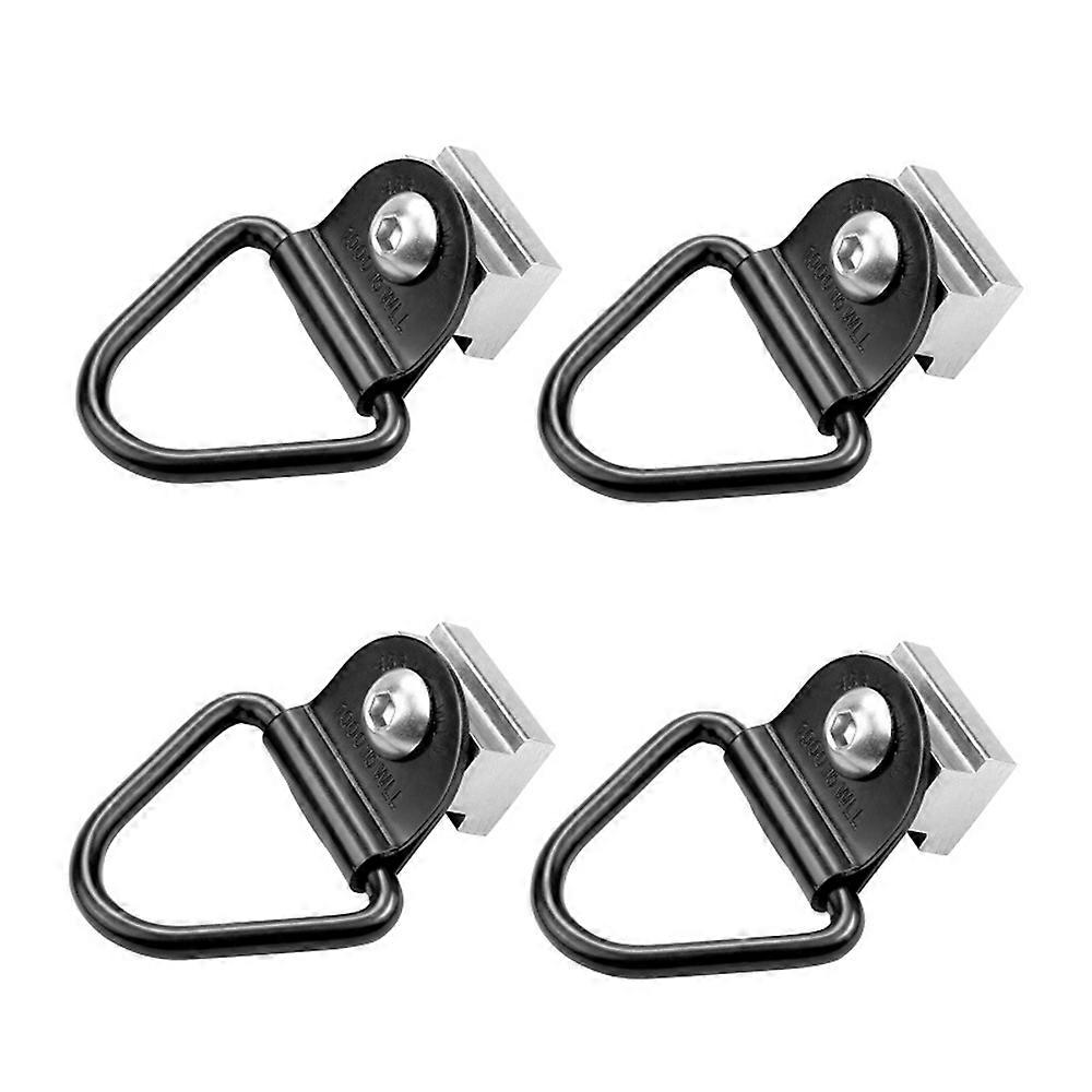 Heavy Duty Truck Bed Tie Down Anchors Rings T Slot Nuts Mount Trailers Hook Cargo Bolt on V Ring fo