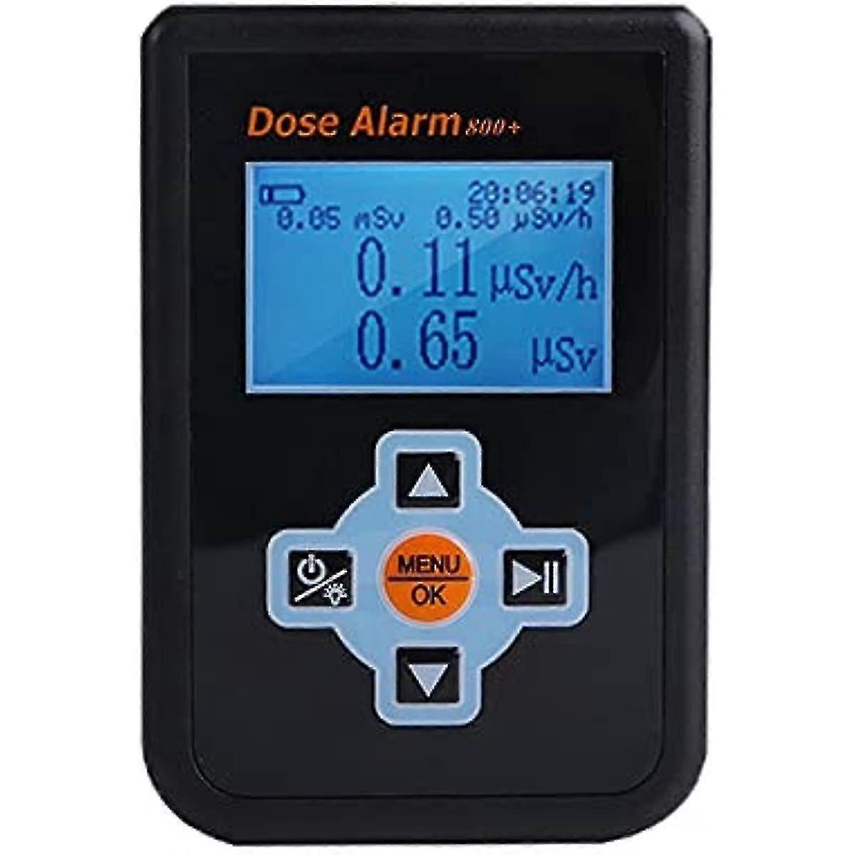 Geiger Counter Radioactivity Hancaner Portable Radiation Testeur Numérique Dose Alarme Avec Rétro-Éclairage X