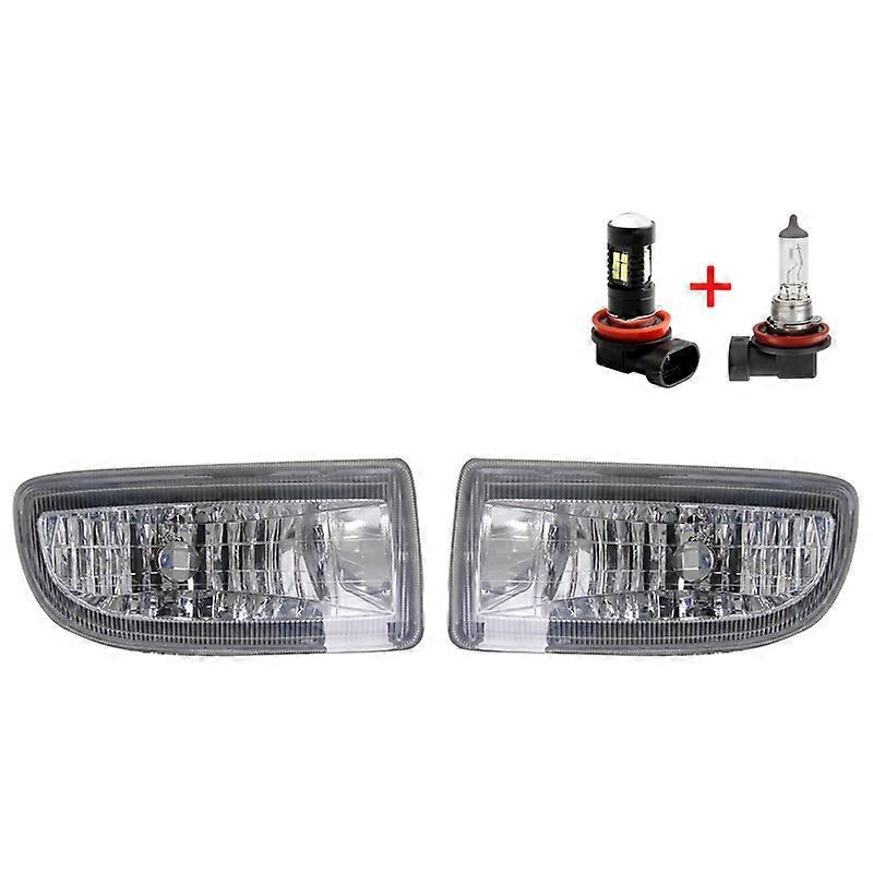 Front Bumper Fog Light Headlight Fog Lights Fog Bumper Foglights For Toyota Land Cruiser 100 LC100 1998-2007 LED Driving Lamp