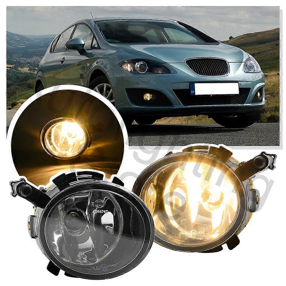 2PCS Halogen DRL Fog Light For Seat Leon II Ibiza IV 2009 2010 -2012 Altea&Altea XL Front Driving Daytime Running Lamp Assembly