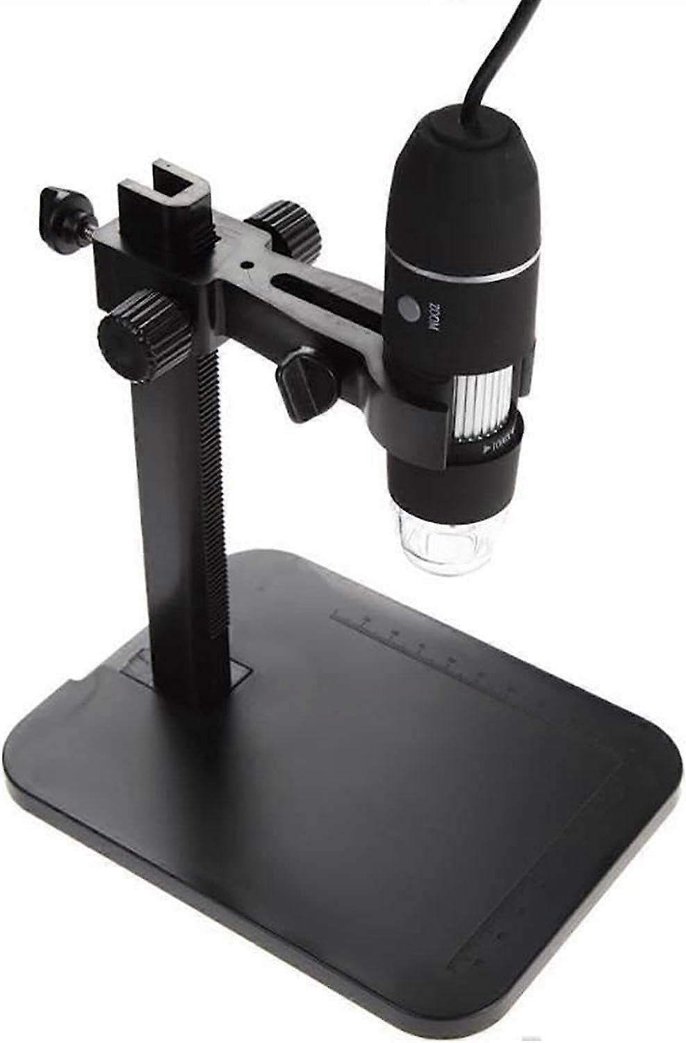 Microscopes USB Professionnel USB Microscope numrique 100 0X 8 LED 2MP Loupe de camra Zoom de l'endoscope de Microscope lectronique avec Support de Le