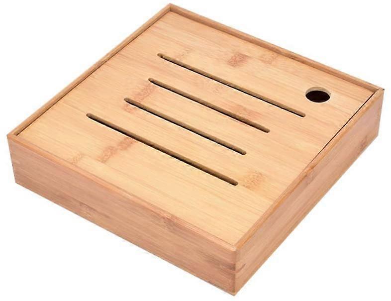 4 Compartiments Bambou Compote Amovible Bois Candy Snack Box - 2000ml