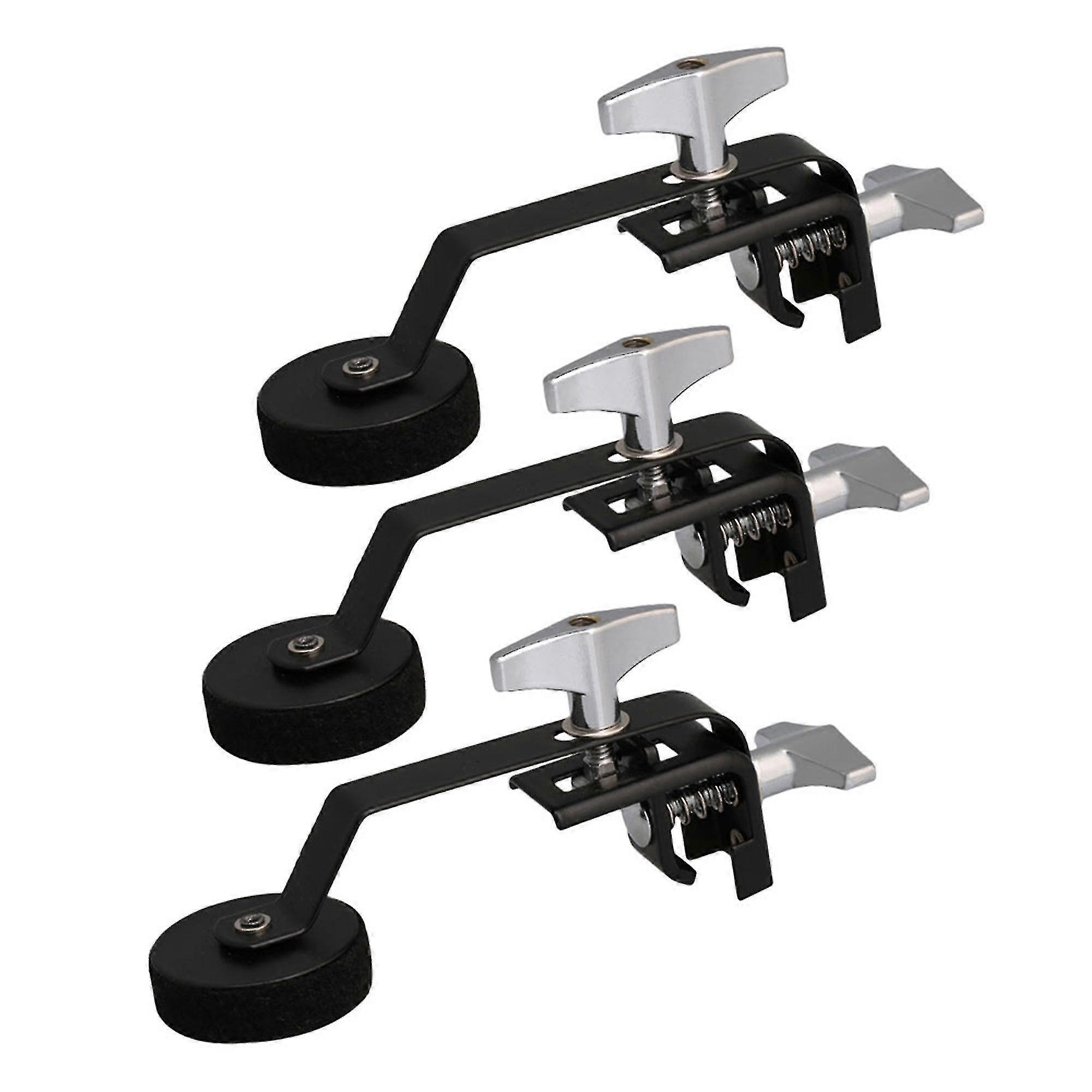 أسود معدن شعر رف طبل الداخلية لهجة التحكم طبل كاتم الصوت مجموعة من 3