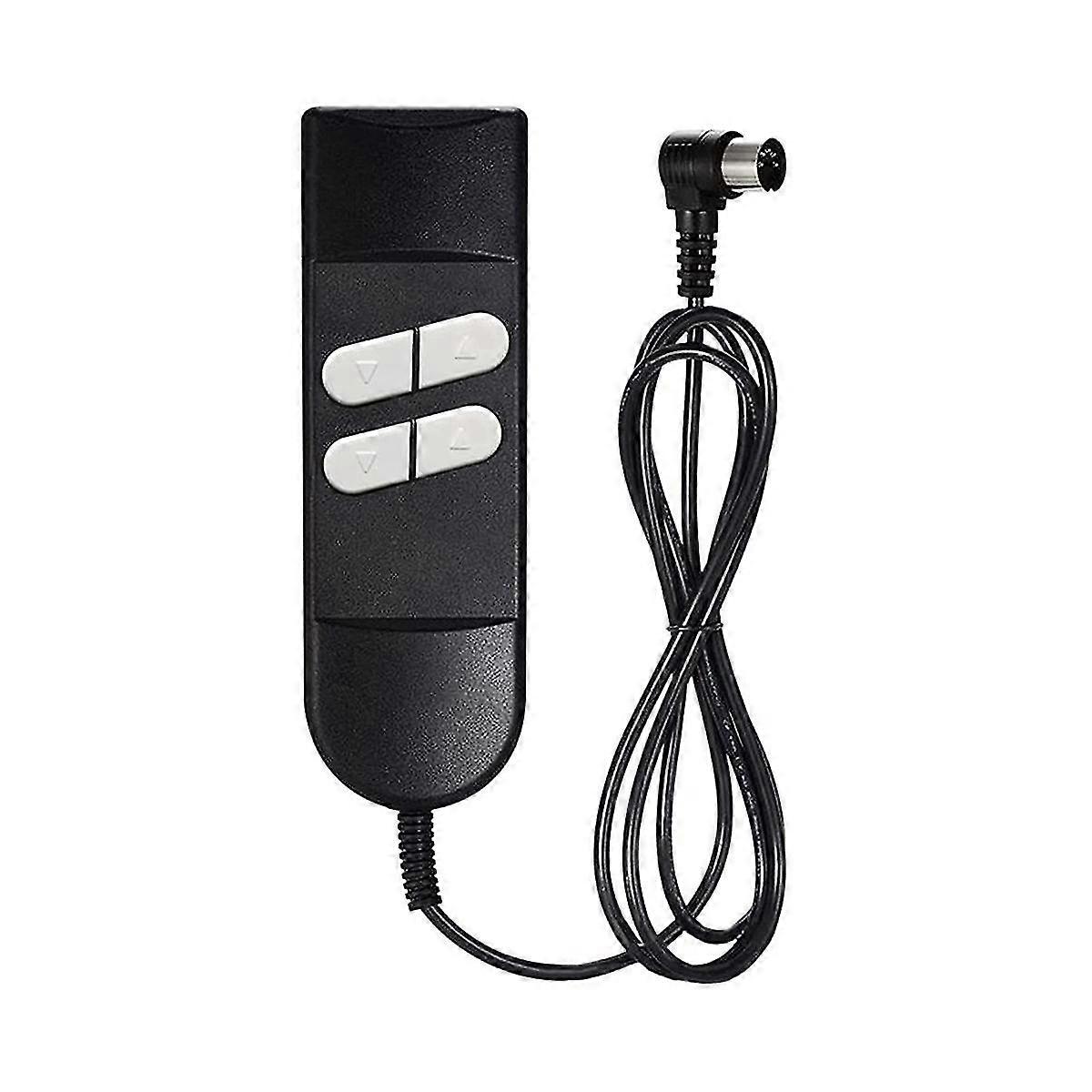 Electric Sofa Remote Replacement, 5 Pin 4 Button Power Recliner Remote Replacement For Okin Limoss-Good