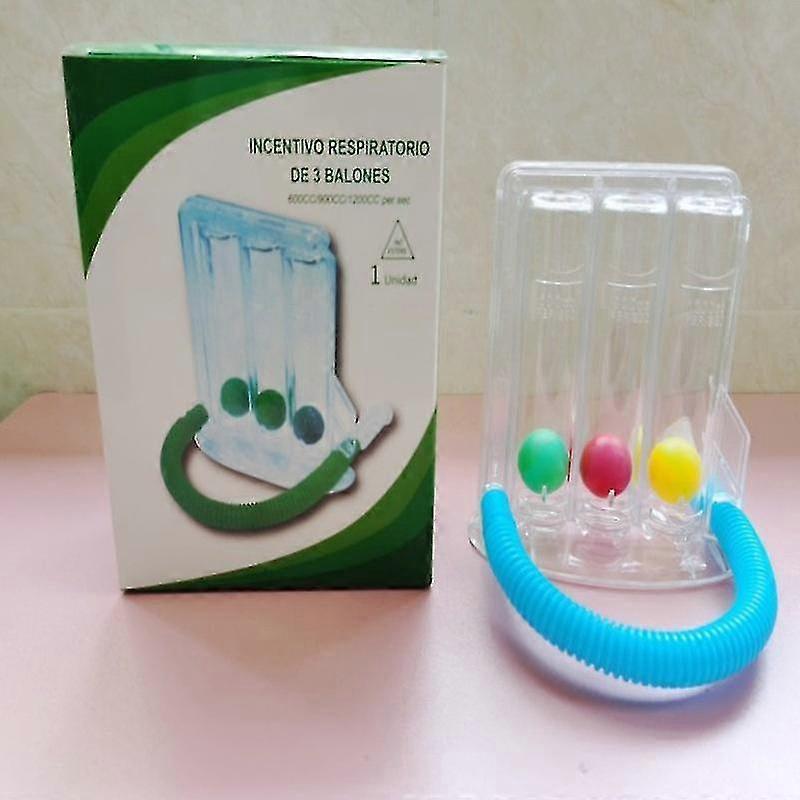 Lung Trainer 3 Chamber Breathing Exercise Device Breathing Trainer For Breathing Exercises