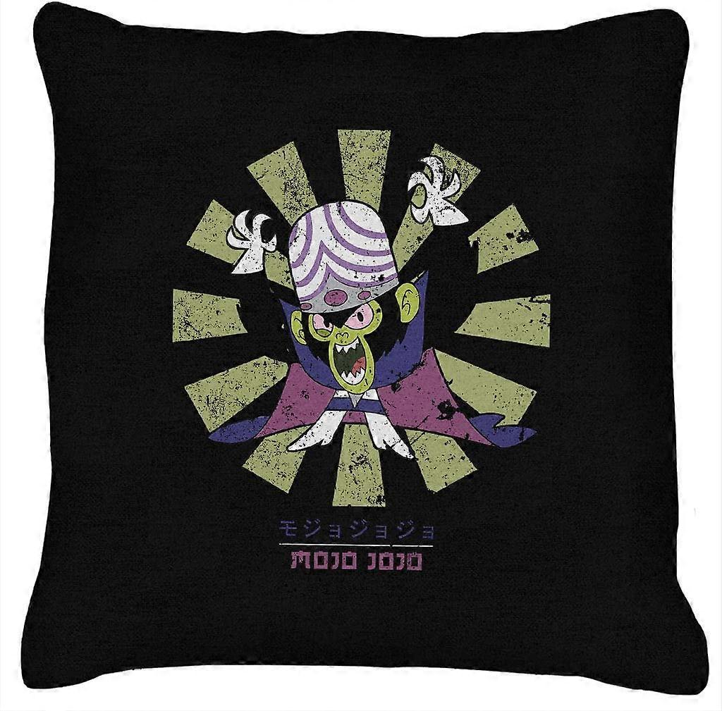 Almofada Japonesa Retro Mojo Jojo das Meninas Superpoderosas 18"x18"-SYS19836