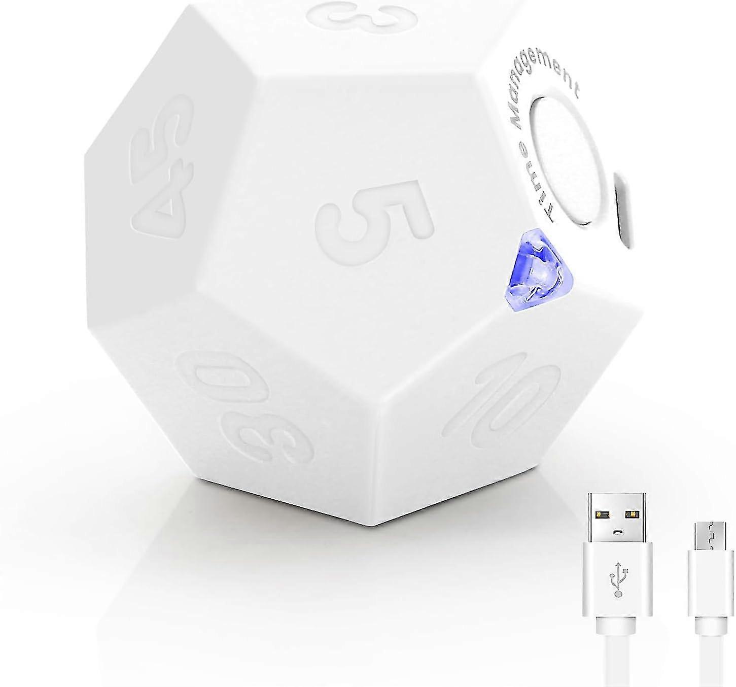 Cube Timer, Time Management Dodecahedron Timer, Timer For Kids, Kitchen Timer For Cooking, Productivity Pomodoro Timer-Yvan