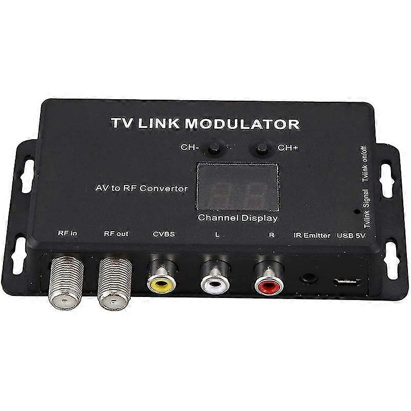 Tm70 Uhf Tv Link Modulator Compatible With Set-top Box/a/v Sources