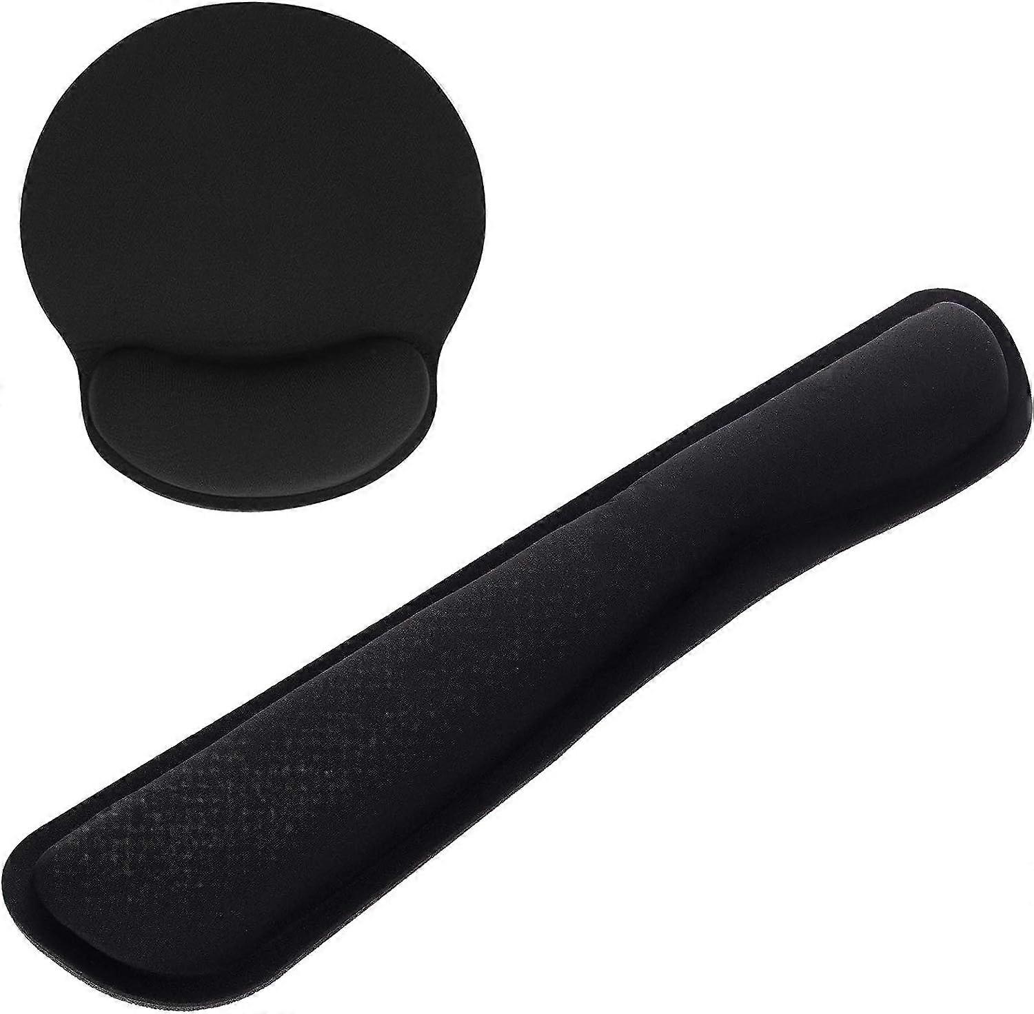 Keyboard Wrist Rest Pad and Mouse Support Gel Wrist Rest, Mouse Pad with Gel Wrist Rest for Mouse/Keyboard Non-Slip Computer Accessories,2024 Ping