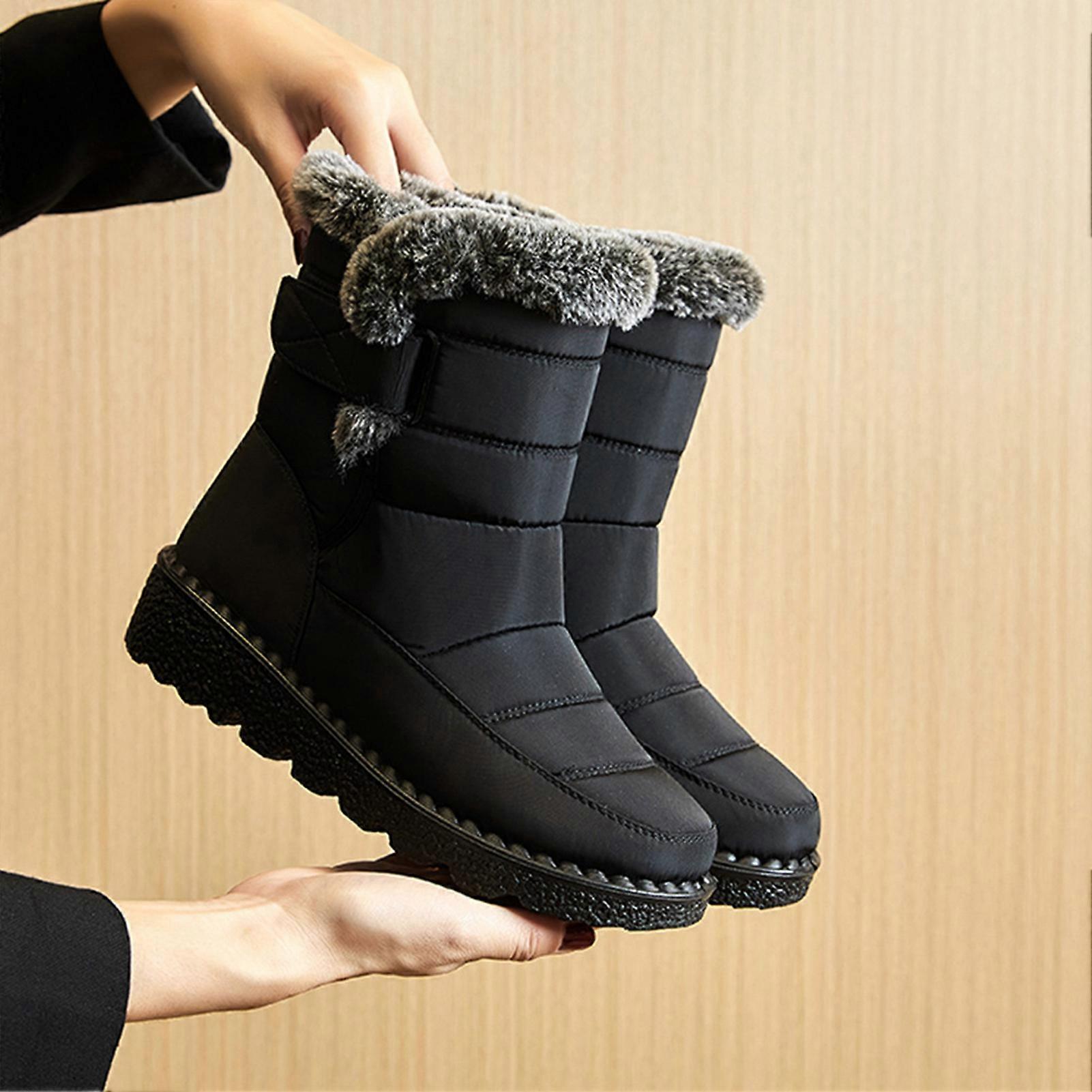 Womens Classic Snow Boots Super Warm Fur Lined Waterproof Winter