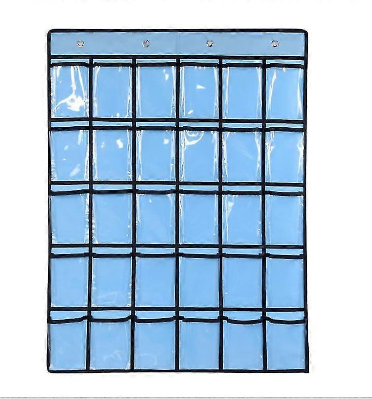 Classroom Pocket Chart For Cell Phones Calculators, 9/20/30/36 Clear P