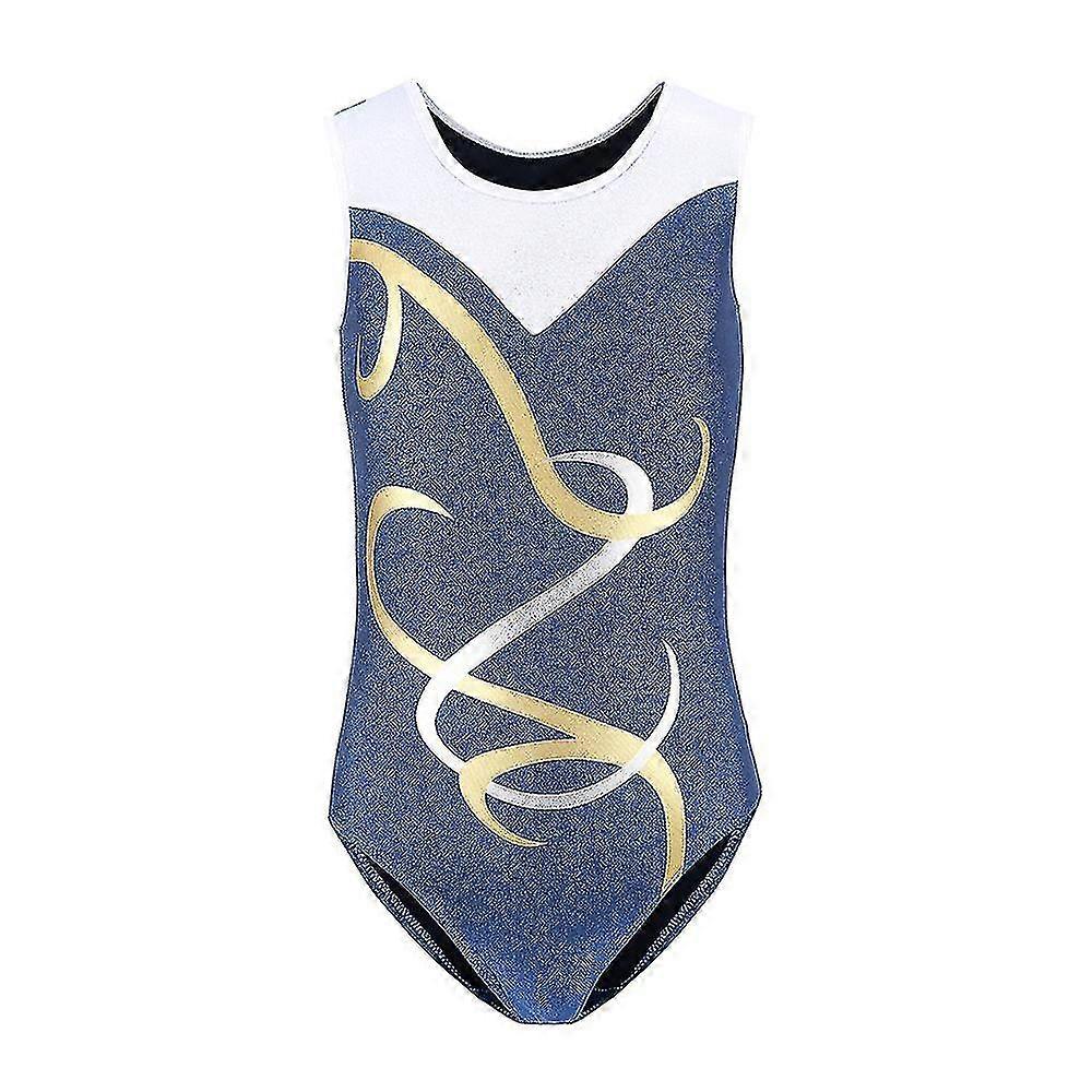 Pigers ærmeløse dansetøj Gymnastik Leotard Ballet Leotards