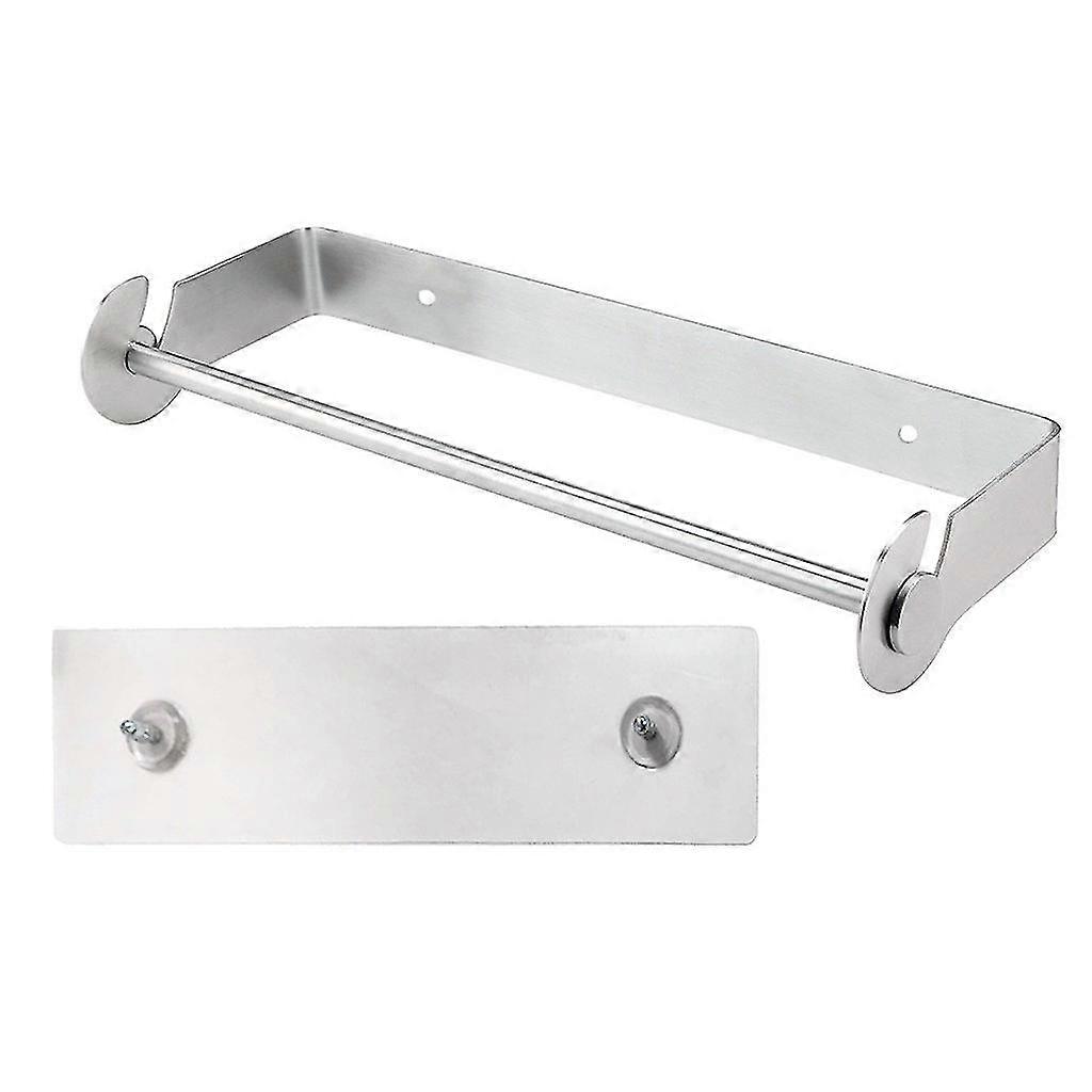 キッチンバスルームブラシ用キャビネットの下に接着ペーパータオルホルダー