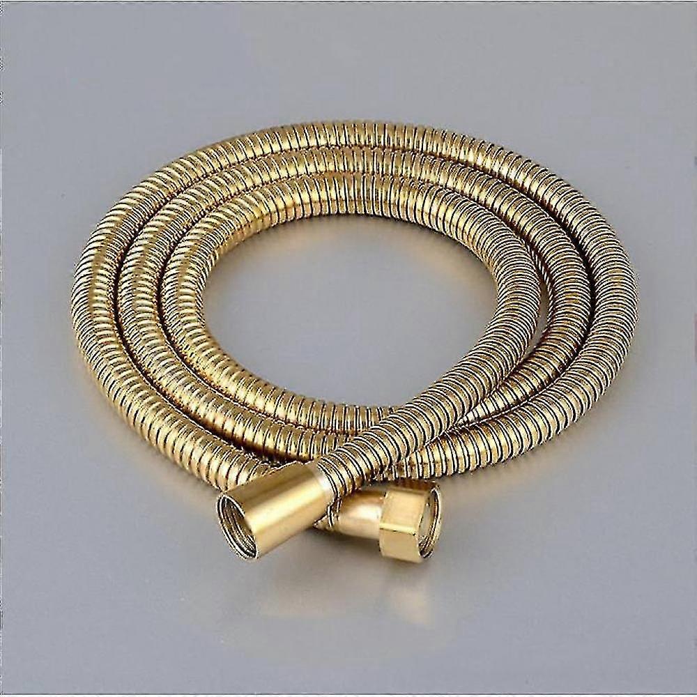 Gold Shower Hose Chrome Stainless Steel Shower Hose Anti-twist Anti-explosion UTB