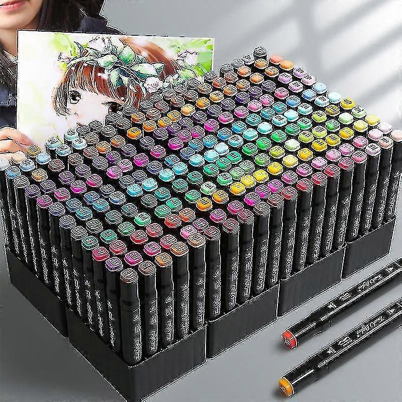 Soft Hair Note Pen Set Sketch Brush Marker Alcohol-based Comic Drawing Animation