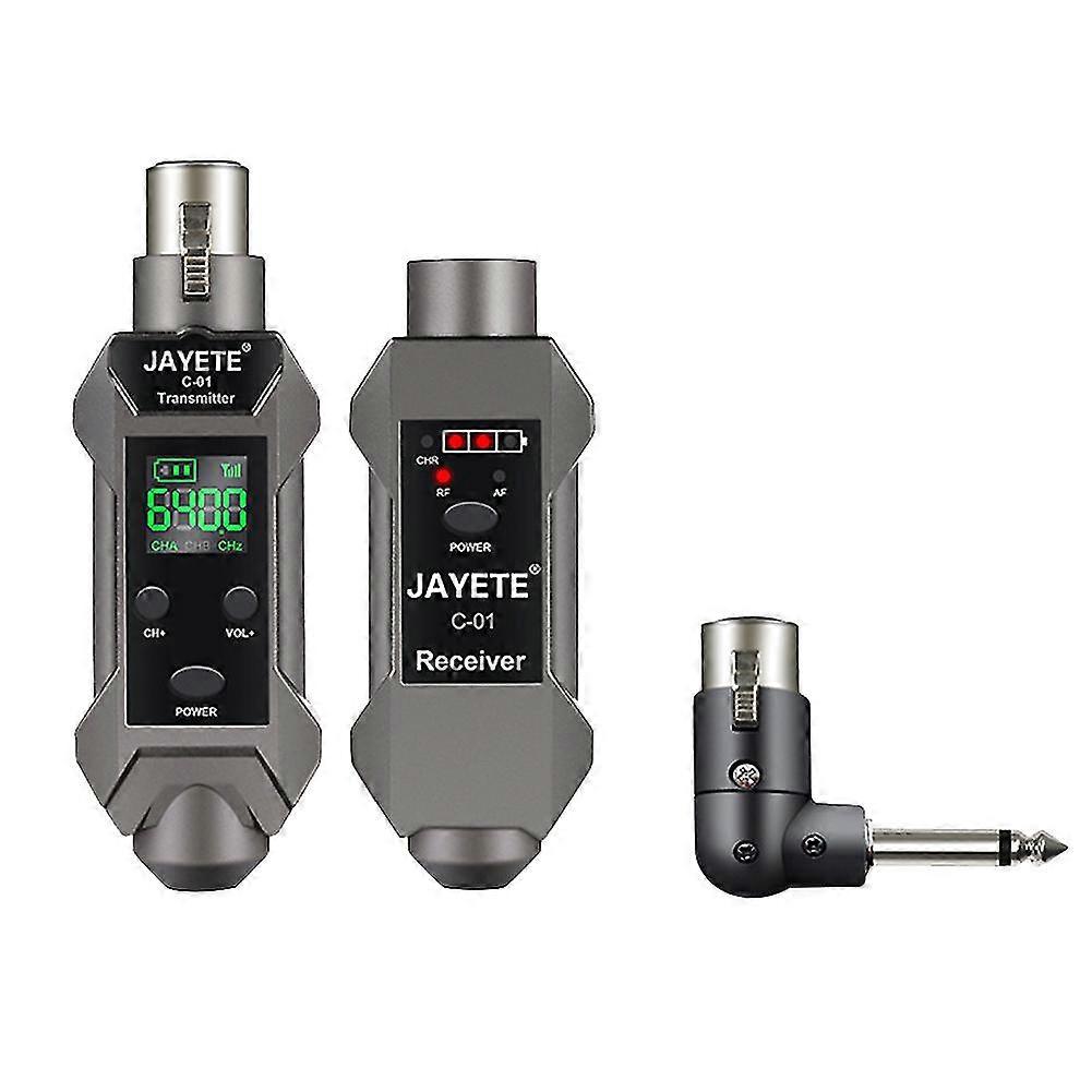Microphone Wireless Transmitter Receiver System Rechargeable Wireless Guitar Audio Transmission Sy
