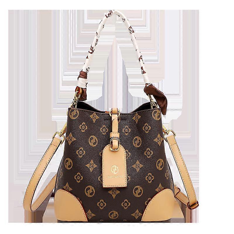 Small Bucket Shoulder Bag (Brown)