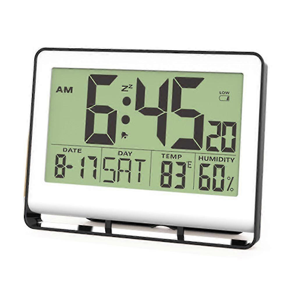Creative Simple Wall Clock, Electronic Clock, Temperature And Hum