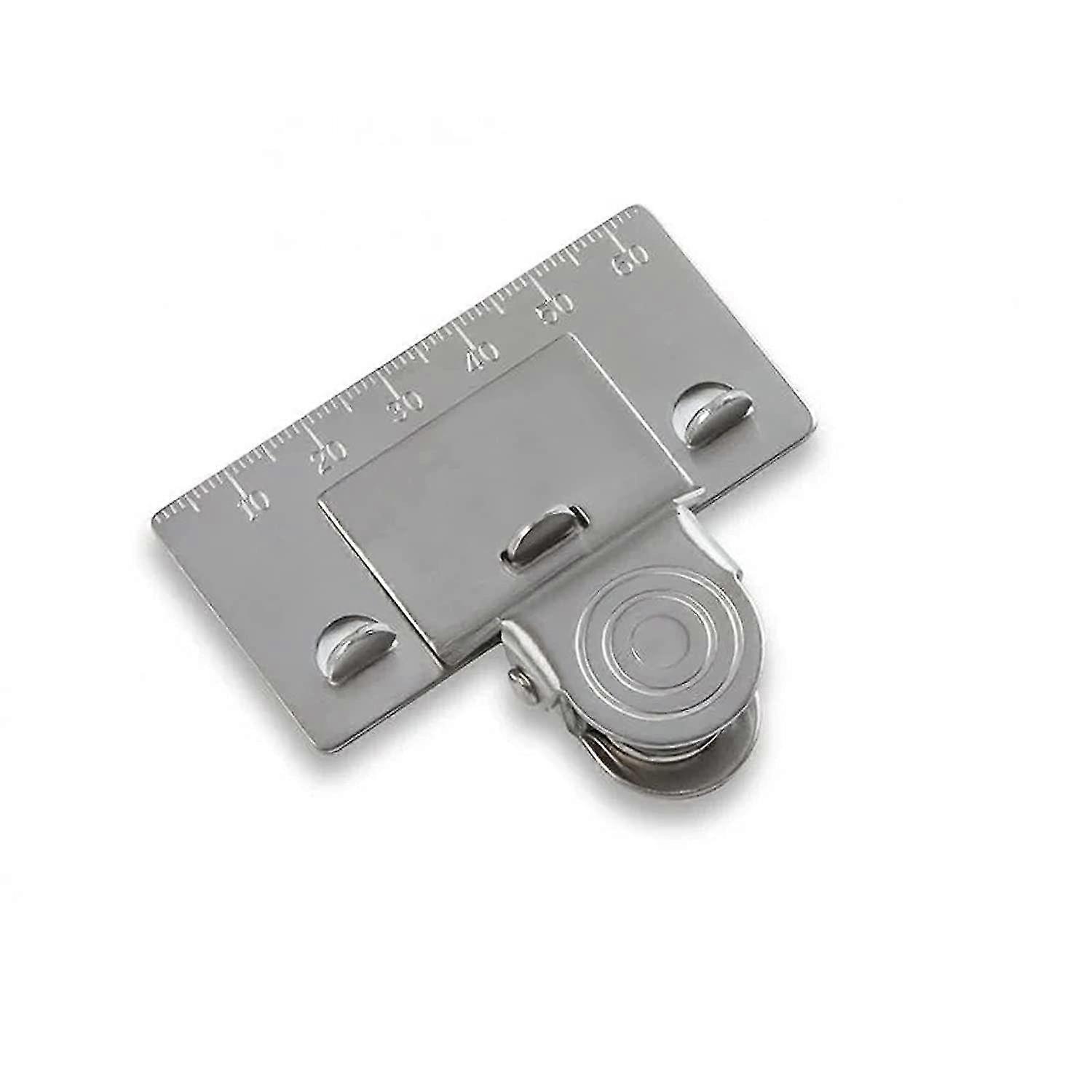Stainless Steel Tape Measure Fixing Clip, Measuring Tape Belt Clip Can Help You Accurately Read The Right Angle Of The Curve, Measuring Tape Edge Clip