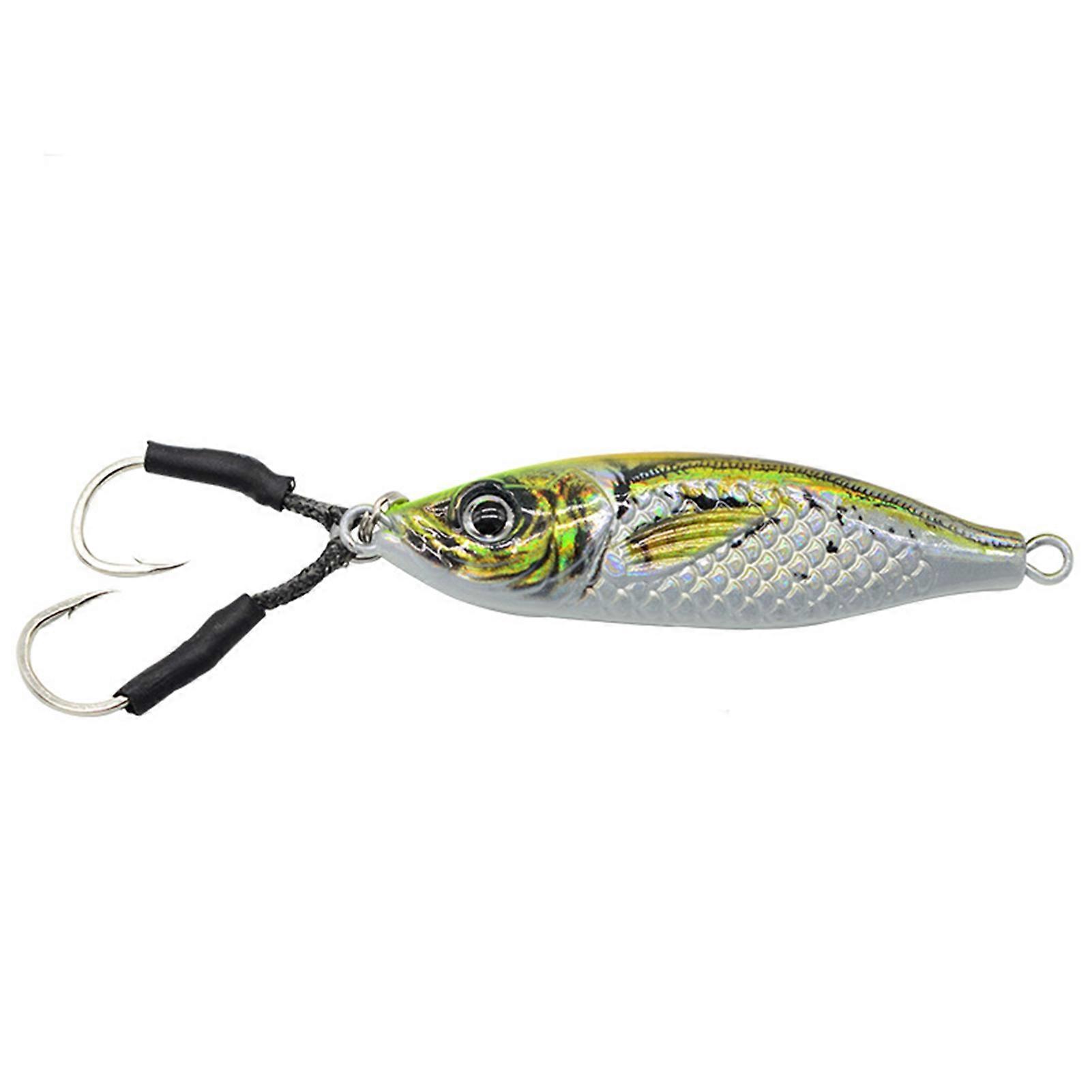 Kaesi 30/40/60g Fish Lure Bait Strong Penetration Sharp Vivid 3D Simulation Three-dimensional Fishing Bait for Angling