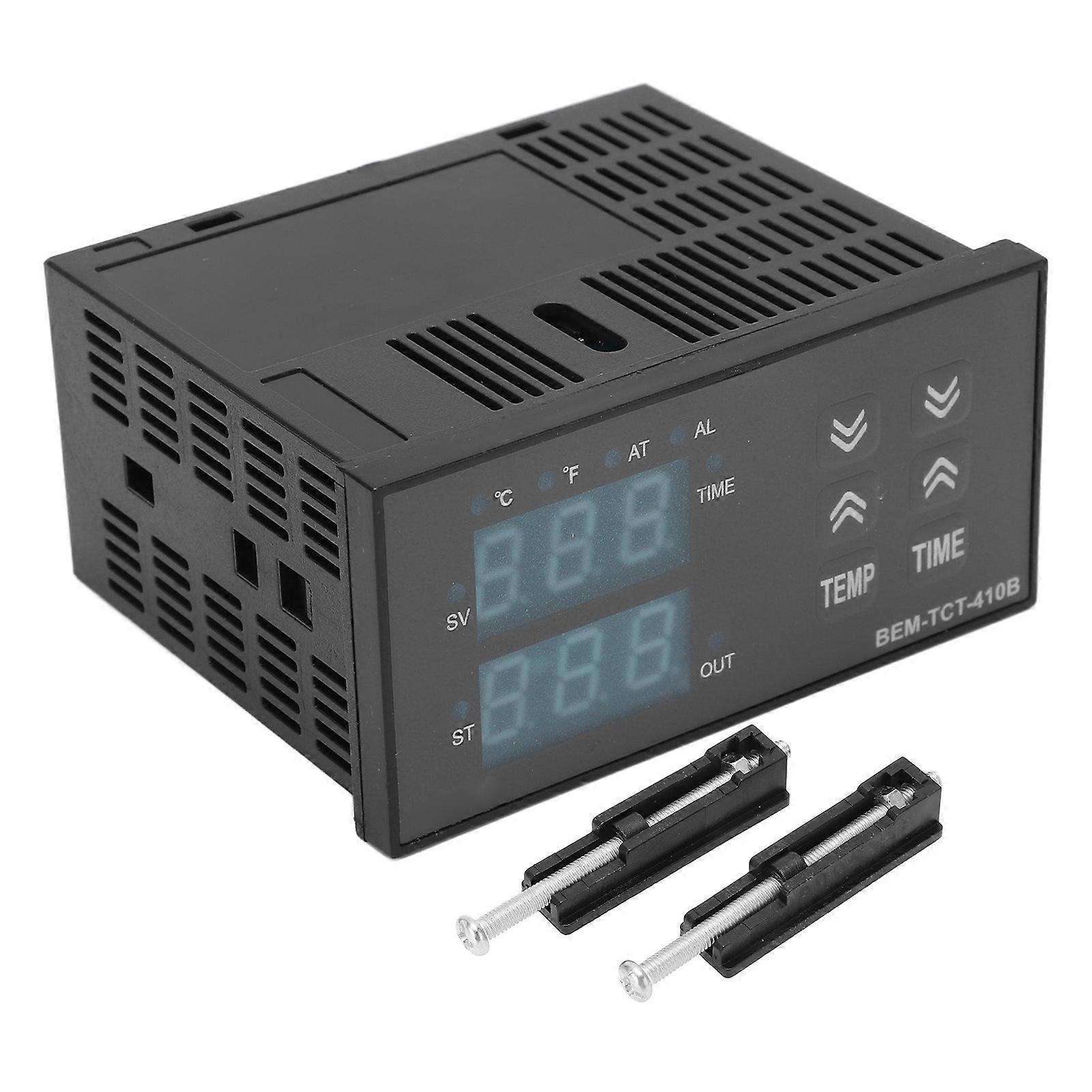 BERM Temperature Controller Set Digital Display K Type Temperature Controller 100?240V for Heat Press Machine