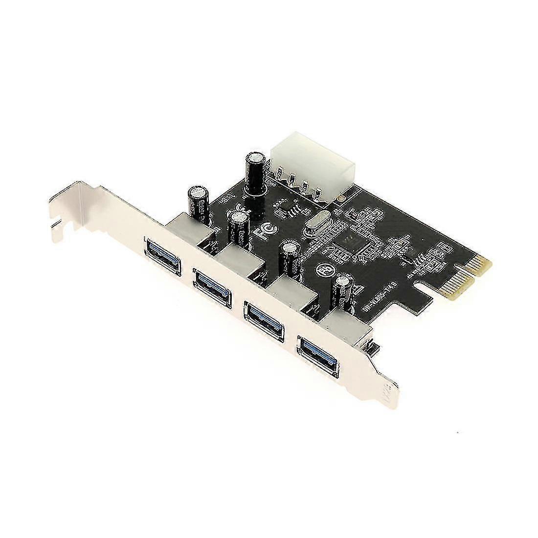 4 Port Pci-e To Usb 3.0 Hub Pci Express Expansion Card Adapter 5 Gbps