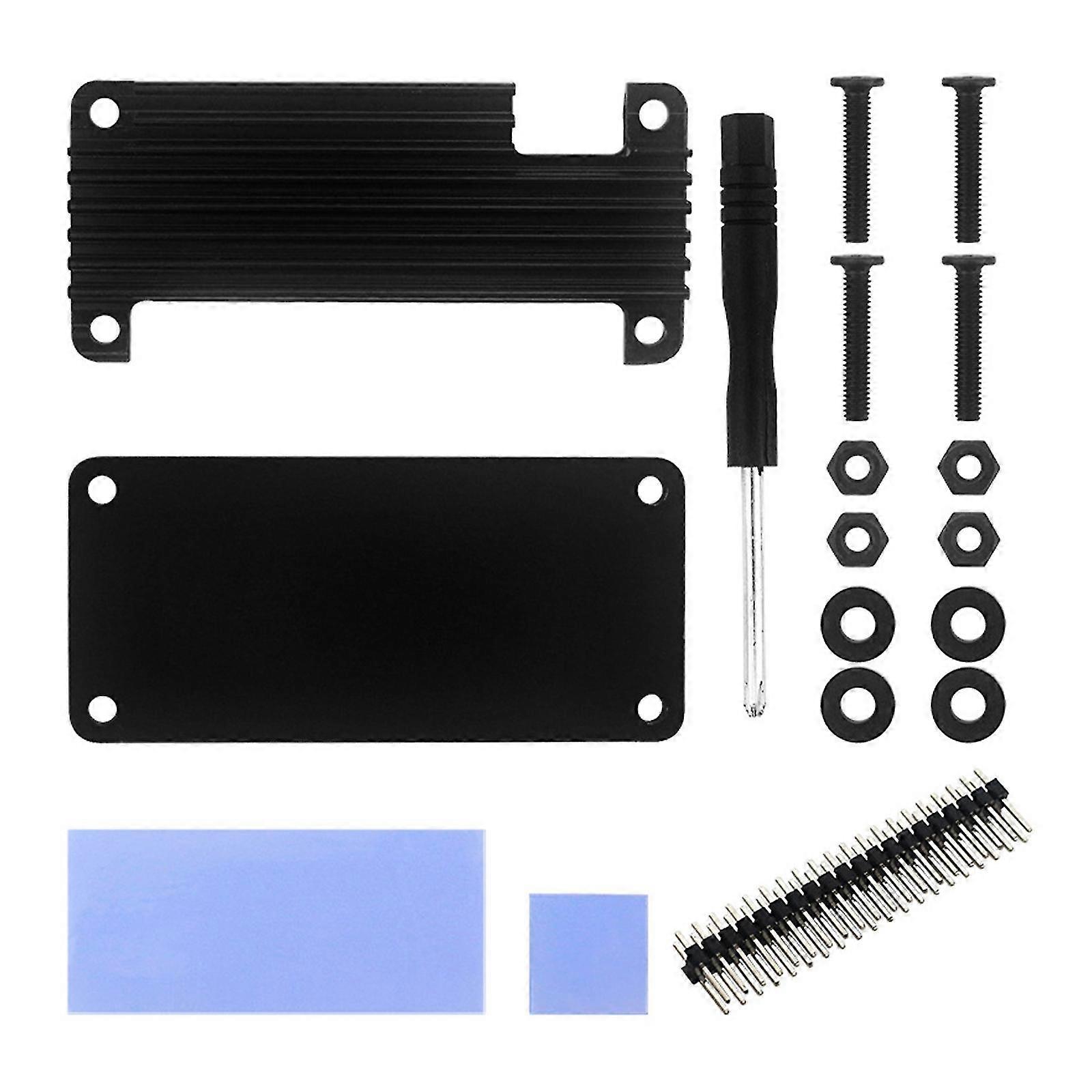 For Raspberry Pi Zero Aluminum Case+black Or Multicolor Pin Header Passive For C