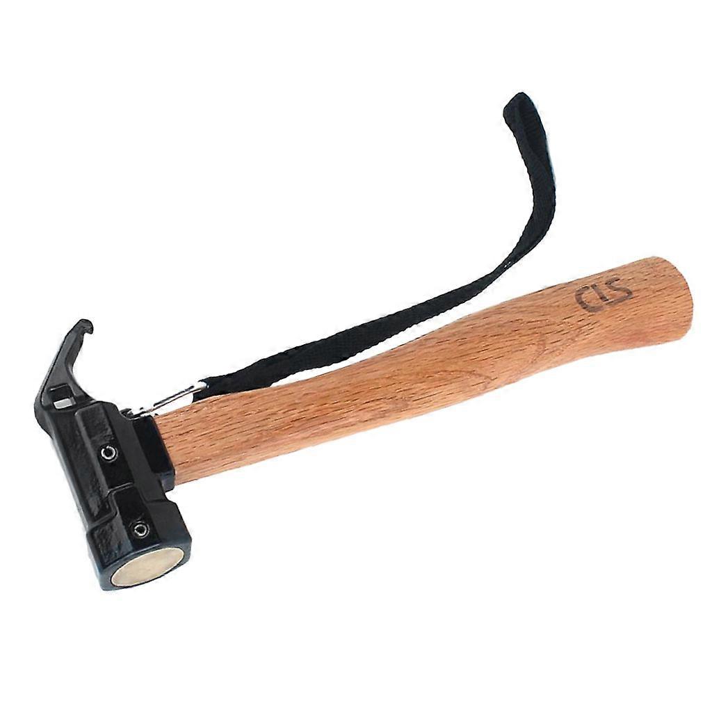 Hiking Camping Tent Mallet Hammer Peg Stake Puller Ground Nails Brass Head