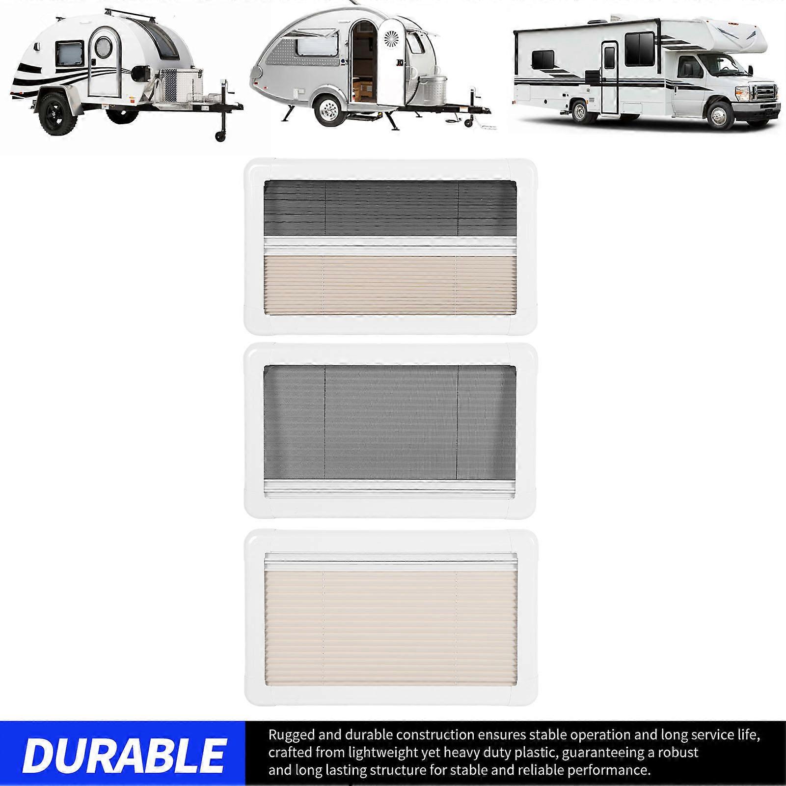 Rv Interior Window Blind 24 X 12 in UV Blocking Heat Insulated Privacy Protection Pleated Shade for Camper Van Caravan