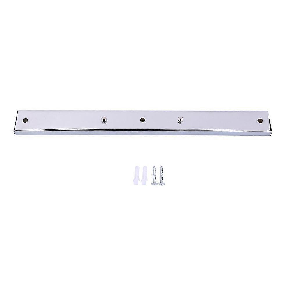 Ceiling Light Plate Holder Fitting Base Rectangular Shape DIY Pendant Lamp Accessories,Silver