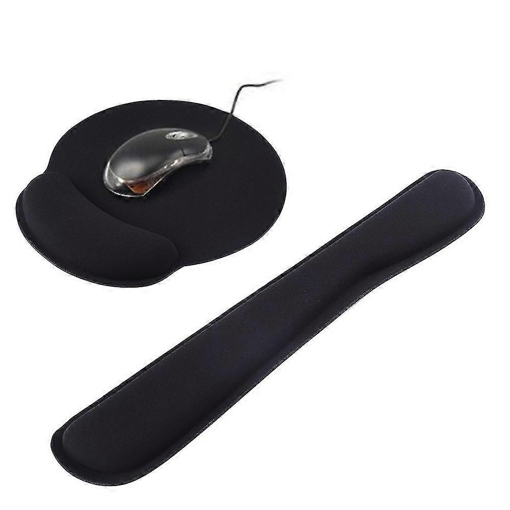 Kitting Keyboard, Ergonomic Mouse Mat With Wrist Rest, And Memory Foam For Computer And Laptop