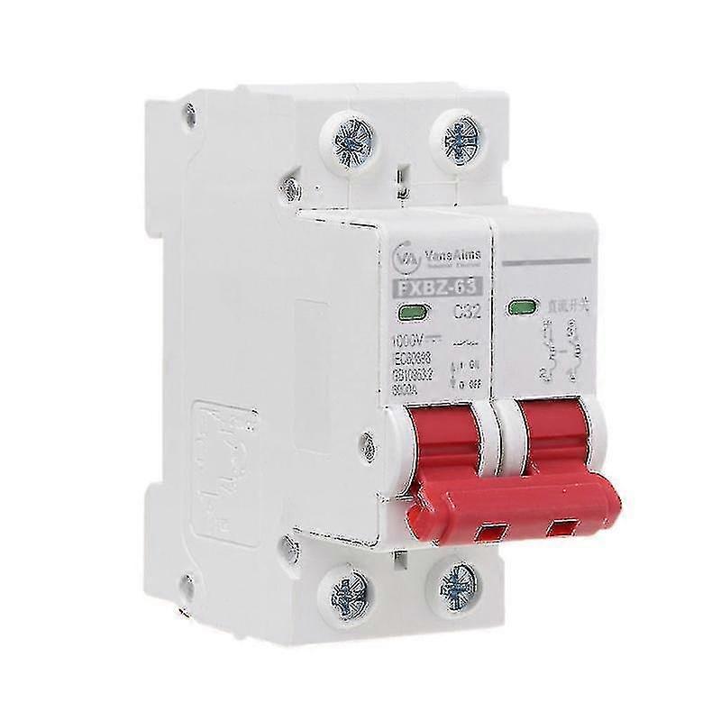 2p dc 1000v solenergi mini afbryder 10a / 16a / 32a / 50a / 63a dc fotovoltaisk mcb [jkw]